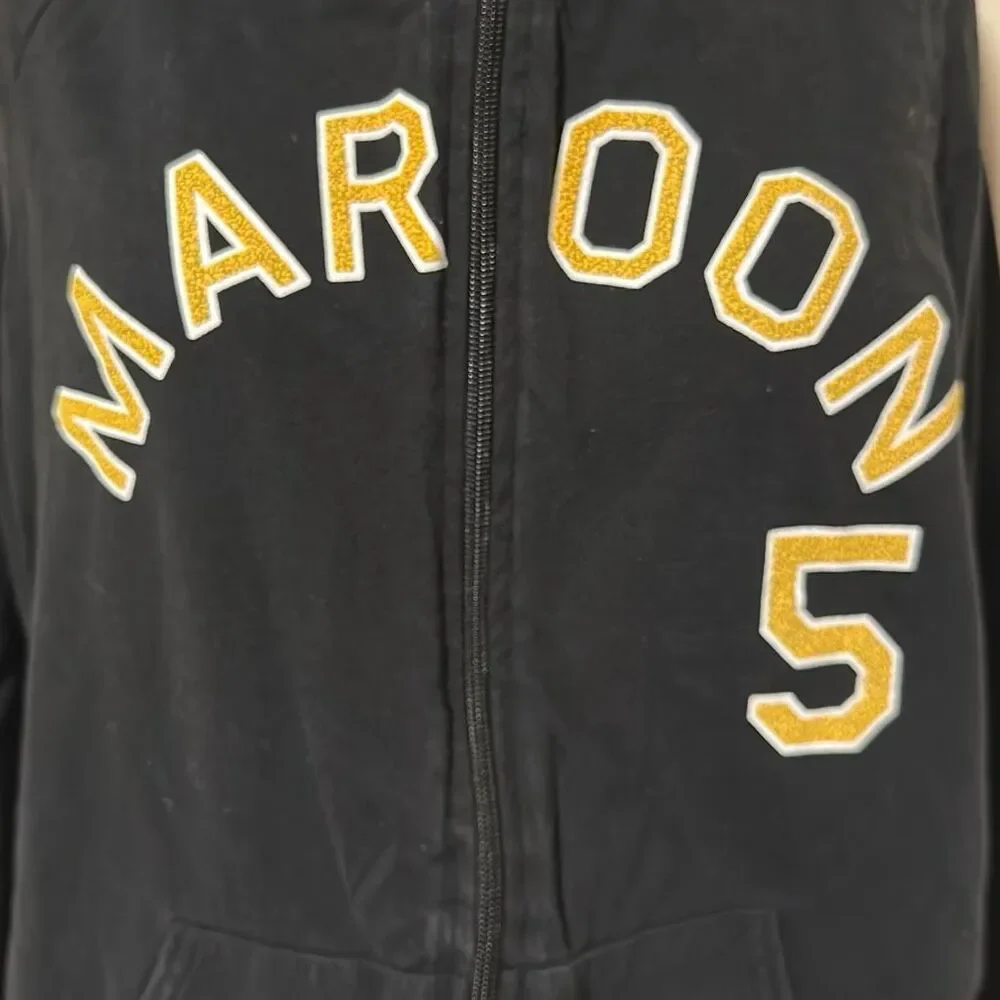 American Apparel - Maroon 5 Hoodie Sz Med - Picture 4 of 6